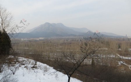 嵩山冬景图片