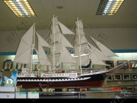 高精帆船模型图片