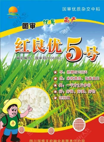 水稻宣传单页图片