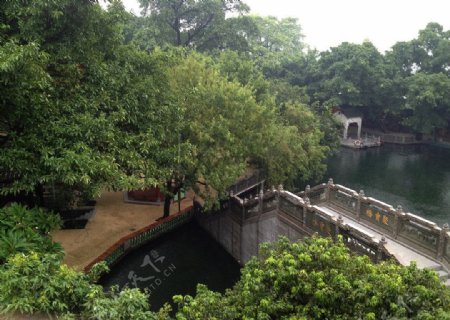 中国古典园林俯视图图片