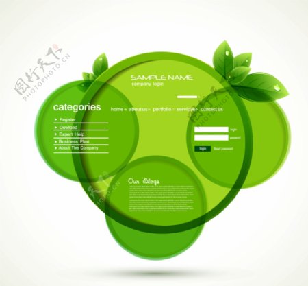 节能循环利用绿色环保素材图片