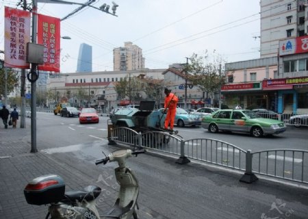 上海长宁路街景图片