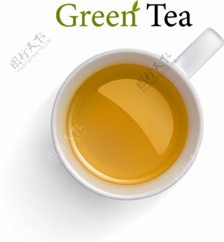 绿色清茶图片