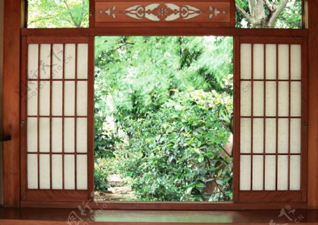 园林门窗图片