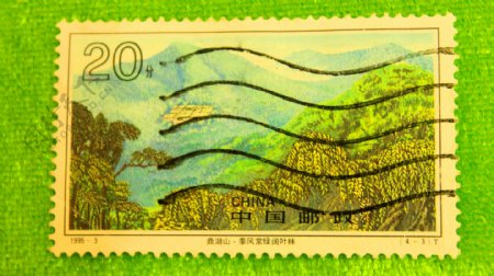 鼎湖山特种邮票图片
