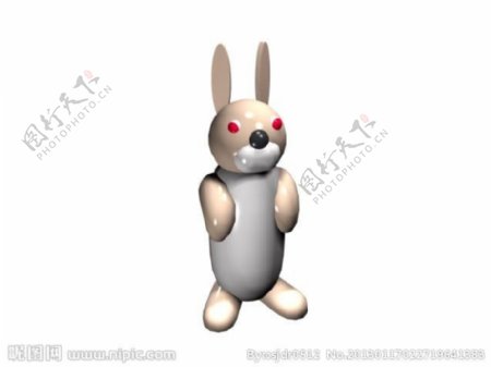 兔子模型图片