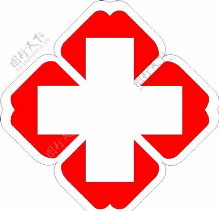 医院十字标志图片