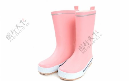 时尚粉色女士雨靴图片