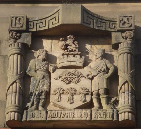 欧式门柱徽章雕刻图片