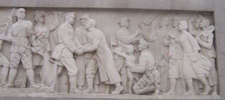 南昌人民英雄纪念碑浮雕图片