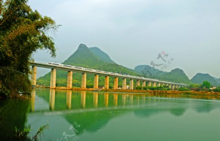 武广南水河特大桥图片
