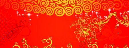 中国传统背景花纹图片