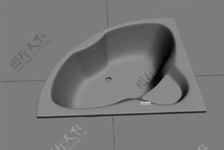 浴缸模型图片