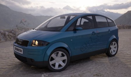 高精3D汽车模型图片