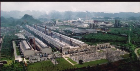 平果铝厂区全貌图片