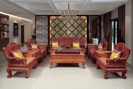 中式家具背景图图片