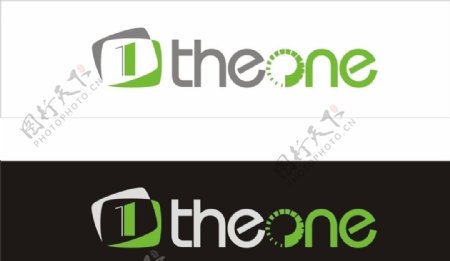 theone数码专卖店logo图片