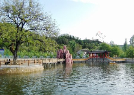自然风景湖面图片