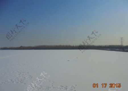 冬日白雪图片