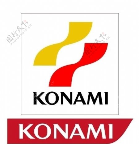 KONAMI科乐美日本游戏公司LOGO图片