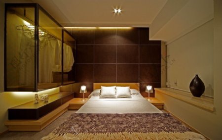 经典现代装饰装修设计卧室空间图片