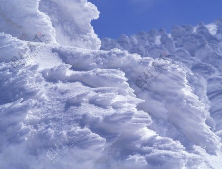 大雪迷幻图片