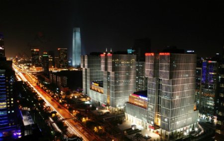 北京夜景一角图片