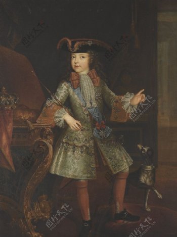 孩童时期的路易十世图片