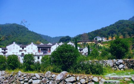 山水桥溪民俗村景观图片