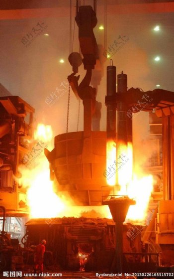 冶金炼钢工业图片