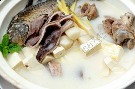 豆腐鱼汤图片