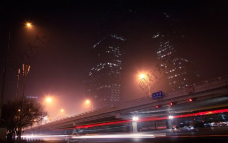 雾霾北京图片