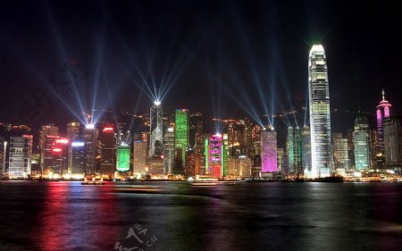 香港夜景都市夜景图片