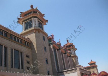 北京站的大钟图片