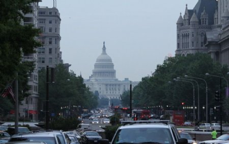 美國华盛顿國會山大道图片