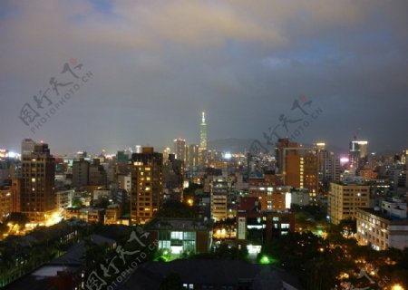 台北夜景图片