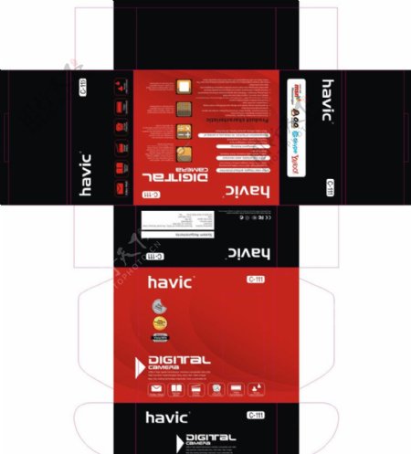 HAVIC摄像头包装盒图片