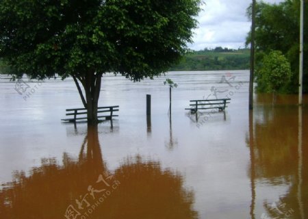 洪水过后图片