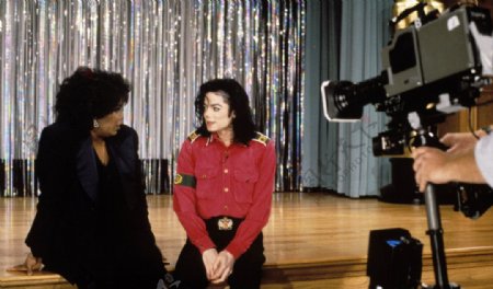 MJ迈克杰克逊采访图片