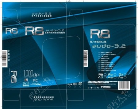 R8鼠标包装图片