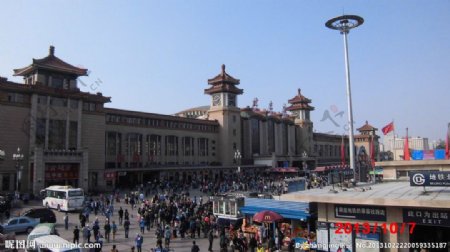 北京站站前广场图片