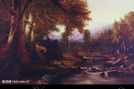 卢西恩183佛洛伊德欧美风景油画作品图片