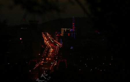 山城夜景图片