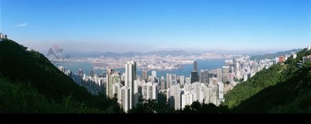 香港全景图图片
