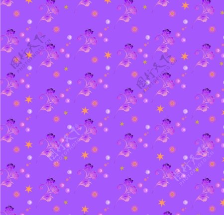 紫色花纹背景图片