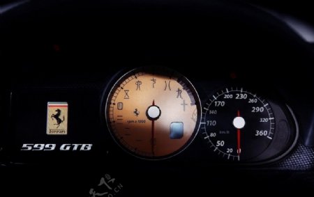 Ferrari中国限量版599GTBFiorano中国限量版转速表图片