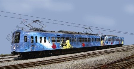 日本电气化火车图片