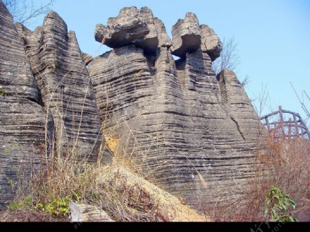 巨石造型恩施大峡谷图片