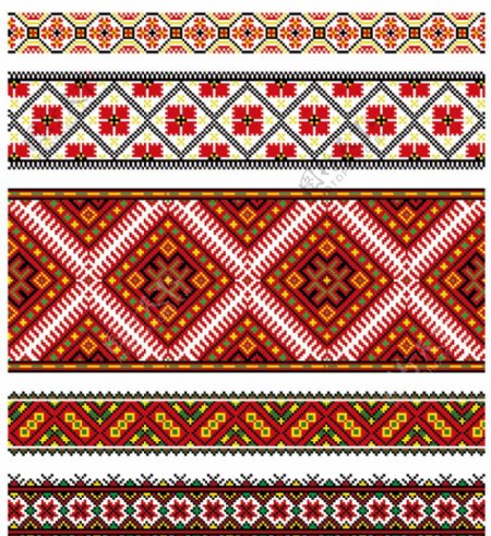 欧式刺绣地毯无缝花纹花边底纹图片
