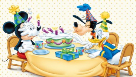 米老鼠与唐老鸭生日宴会图片